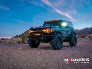 Ford Bronco Head Lights - Oculus Bi-LED Projector - Oracle - Amber